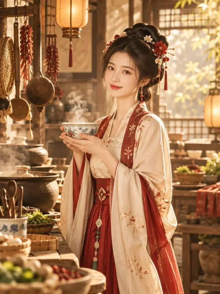 长安小厨娘短剧竖版封面